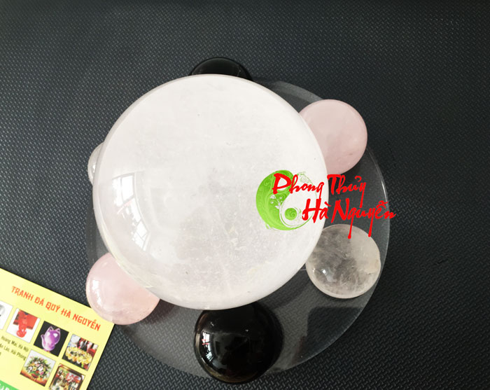 đĩa thất tinh đá thạch anh trắng